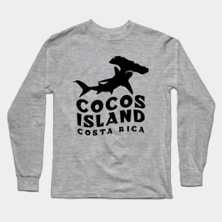 Hammerhead Shark Diving In Costa Rica - Cocos Island Long Sleeve T-Shirt